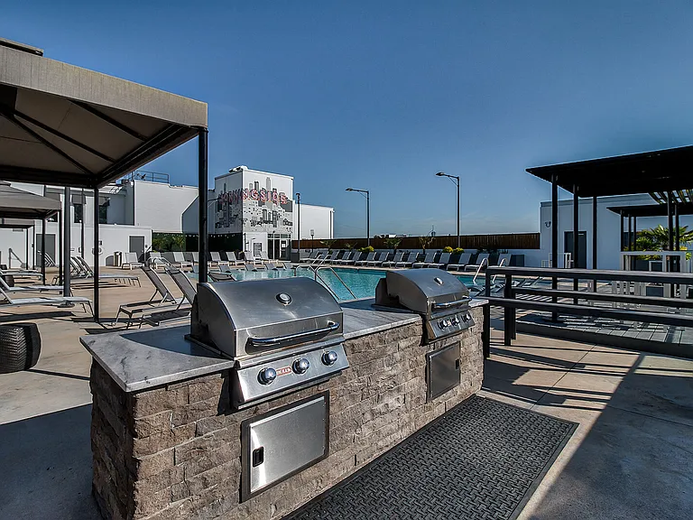 Spend the day relaxing and eating by the pool