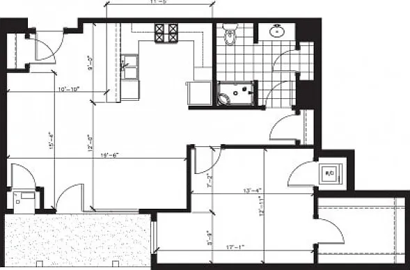 1 Bed 1 Bath - N 1 Bed 1 Bath - N