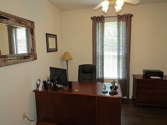 Study with Double French Doors off of Family Room