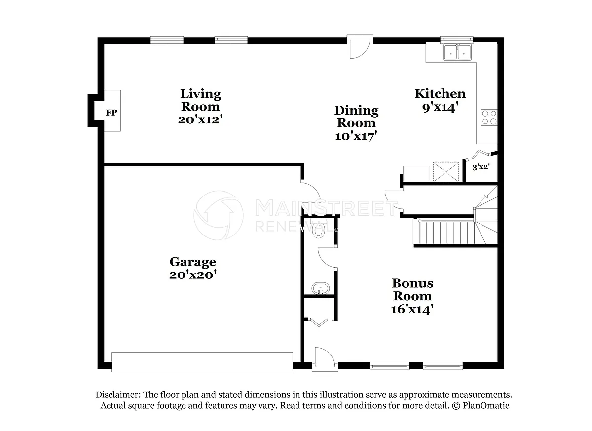 Floor Plan - 4001 Glengarry Dr