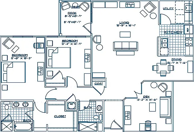 The Somerset | 2 Bed / 2 Bath + Den The Somerset | 2 Bed / 2 Bath + Den