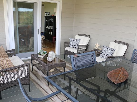 screen porch with sound system
