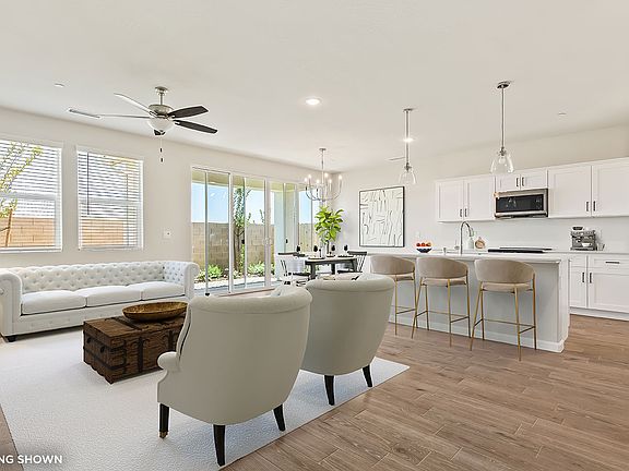 Great Room shown with virtual staging