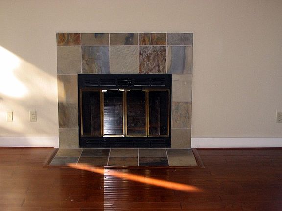 Slate Wood Burning Fireplace