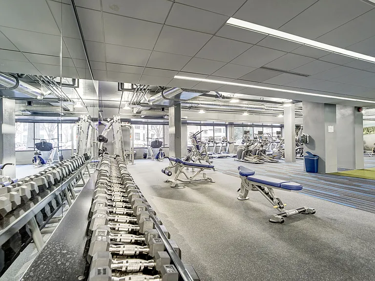 3,800 Square Foot, 24-Hour Fitness Center with Cardio and Free Weights (No Need for a Gym Membership!)