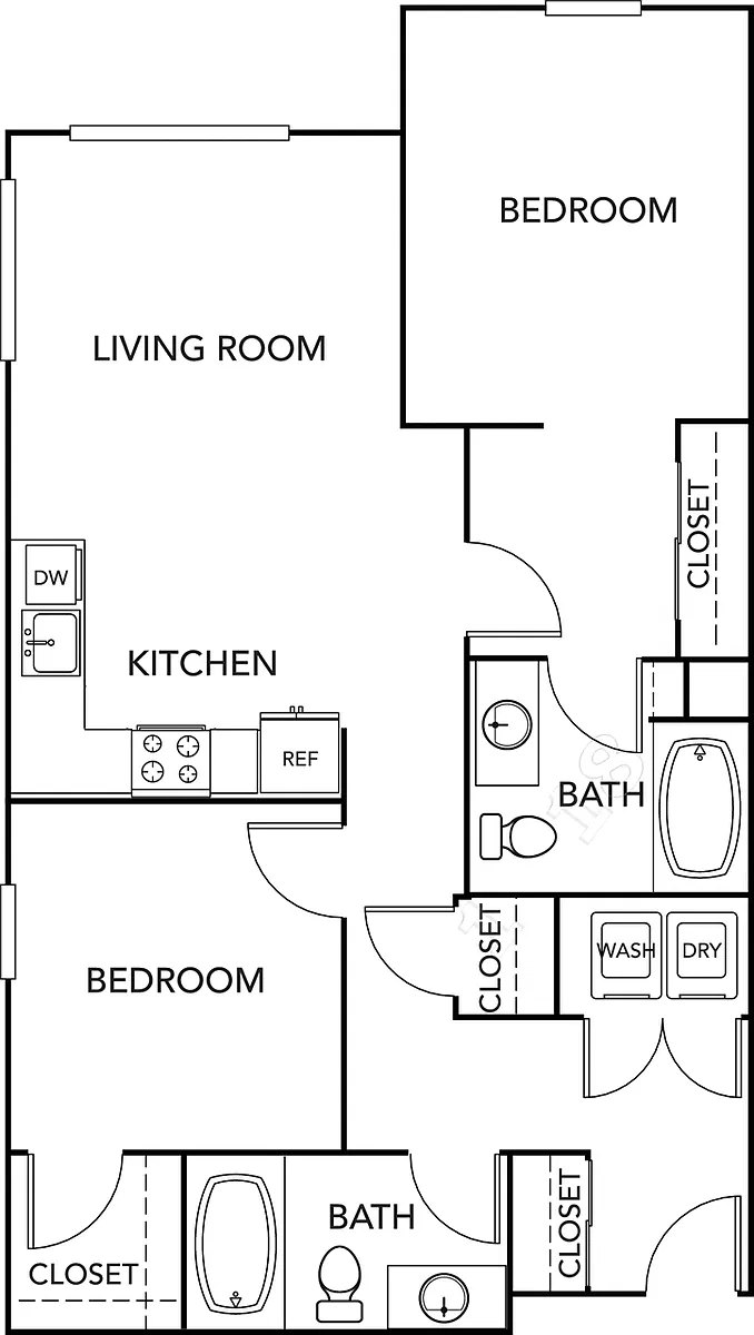 Floor plan Beacon D6