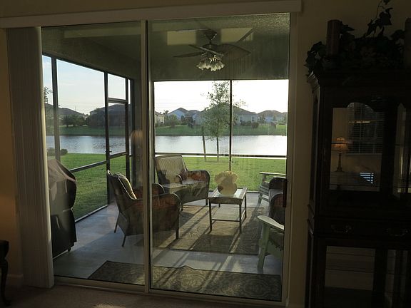 back screened porch on lake