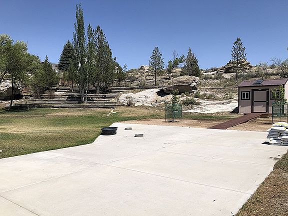 Large private back yard