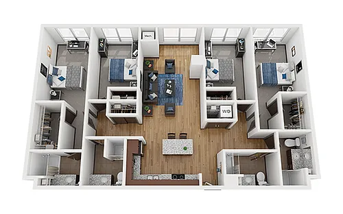 Floor plan D1