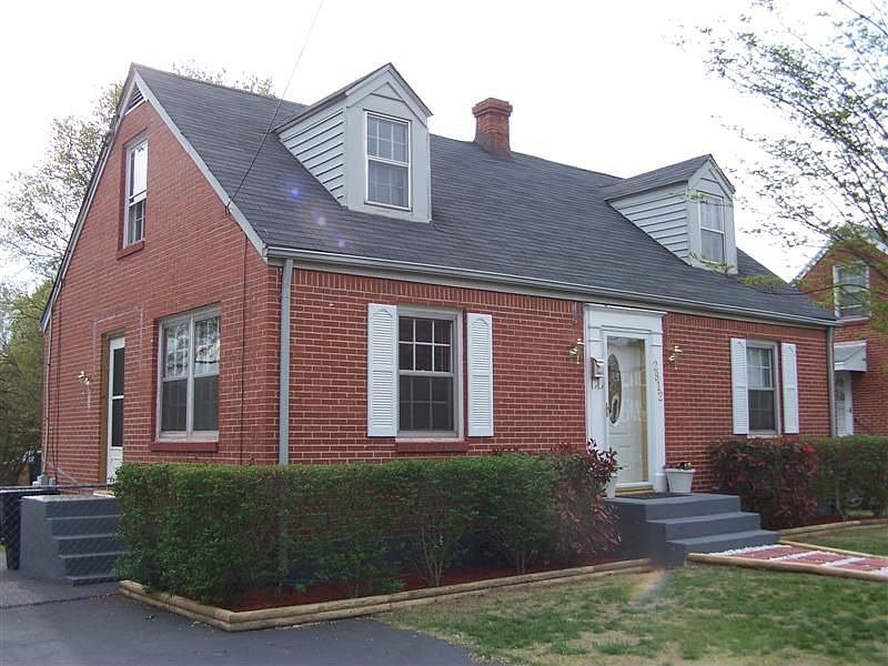 Brick cape cod home