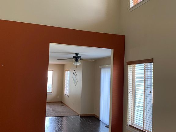 Living room into kitchen