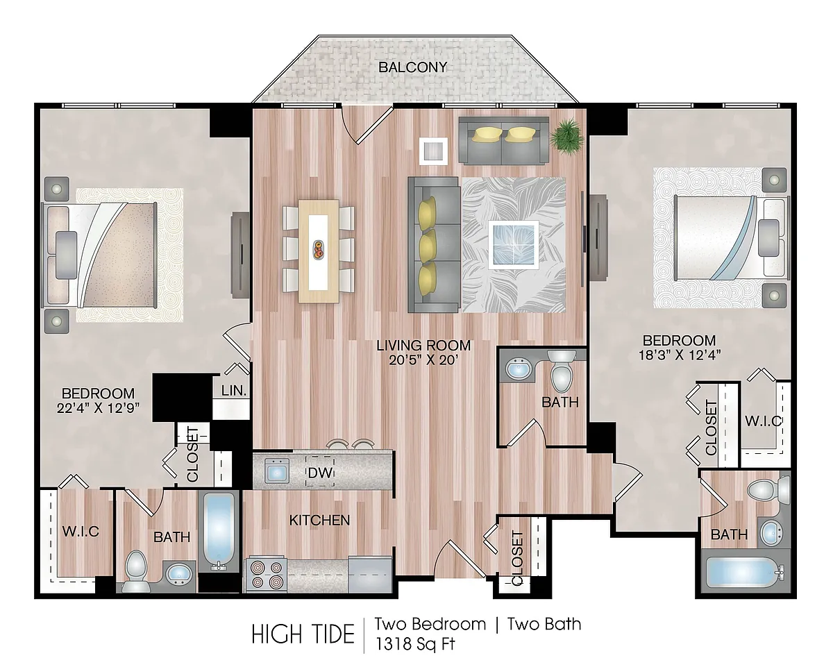 Floor plan High Tide