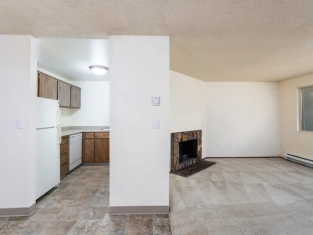 Living Room with Fireplace