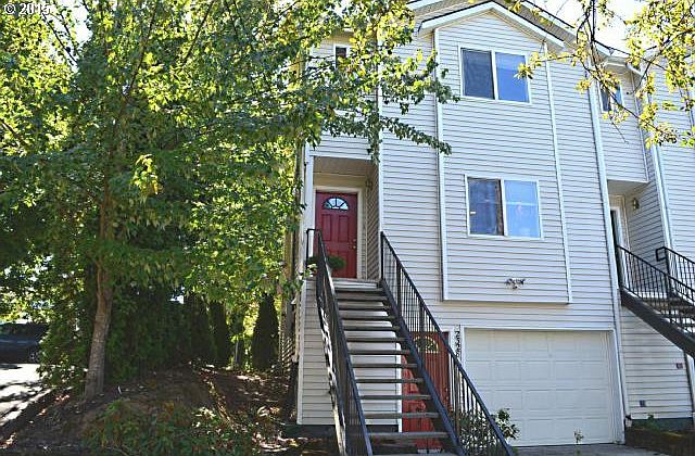 front of townhome