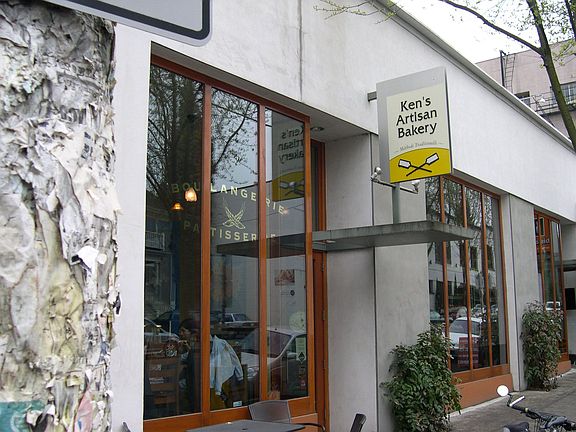 Ken's Artisan Bakery right around the corner, yum!