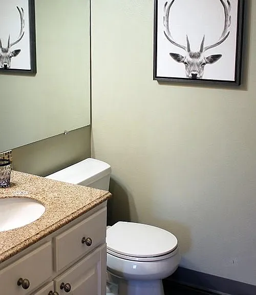 master bathroom with shower