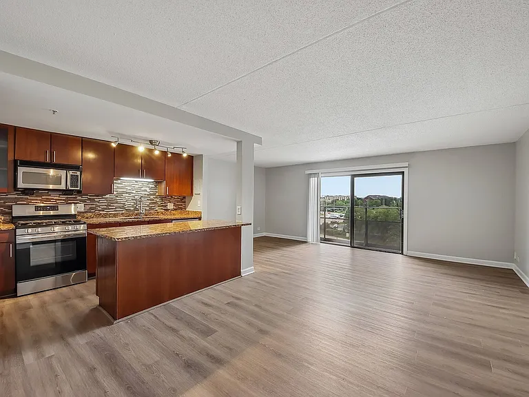 Modern open-concept apartment