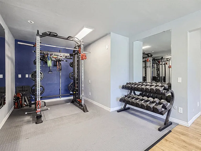 Gym with Weight Machine