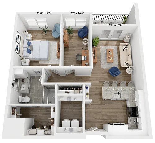 Floor plan A2D