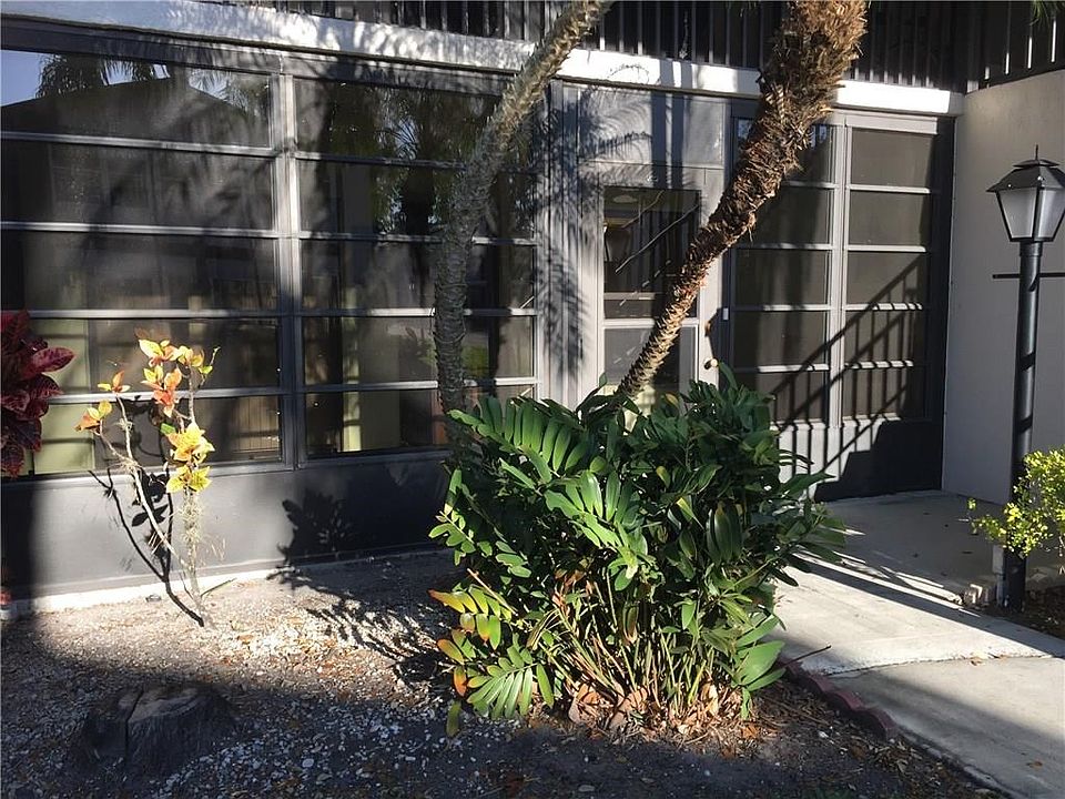 Entrance with palm tree view