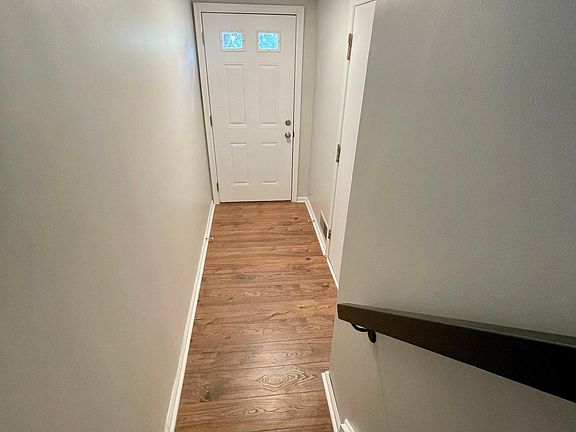 Stairs looking into entryway