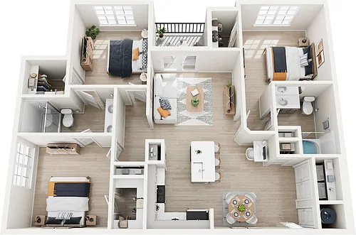 Floor plan The Red Hat