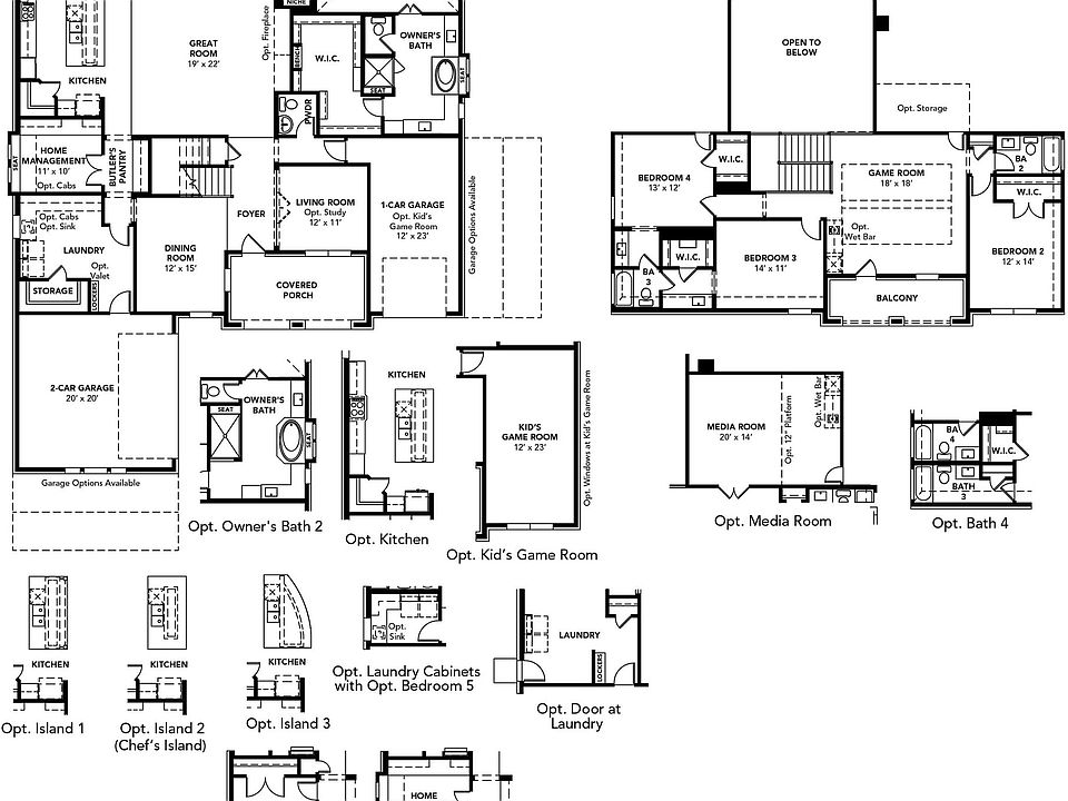 Explore sophisticated residential architecture in this Monarch single-family home with versatile, el