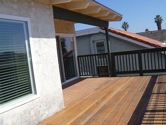 New south facing deck