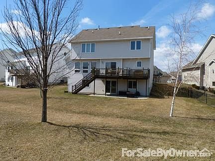 Walkout with large deck