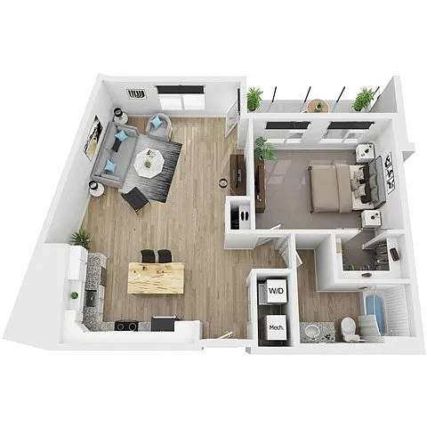 Floor plan Post