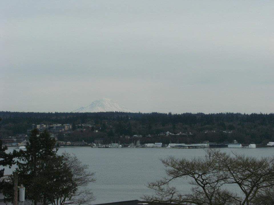 Mt. Rainier from the deck