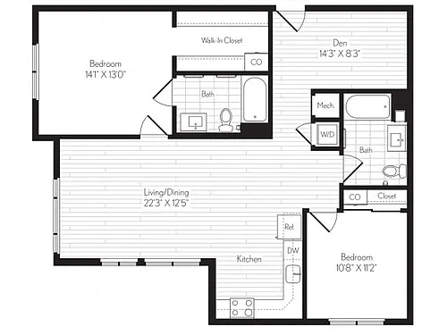 Floor plan B11D