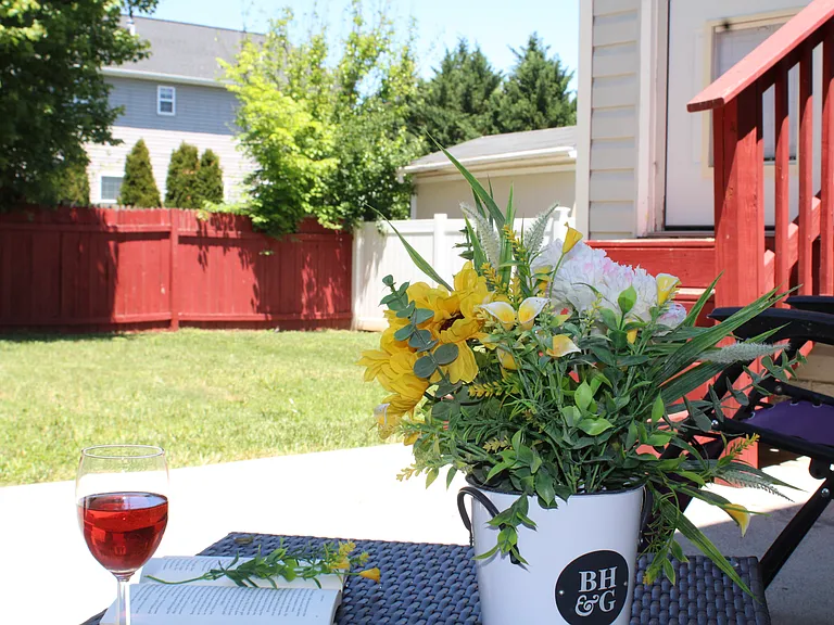 Peaceful back yard