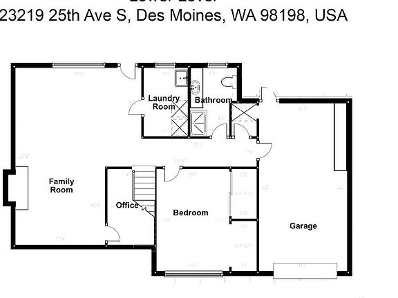 Whether taking in movie night or the big game, the family room is sizeable. Enjoy easy outdoor access. A third bedroom, 3/4 bath, bonus office nook, utility room and garage access are ideal.