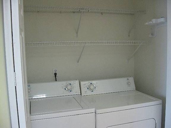 Laundry up stairs