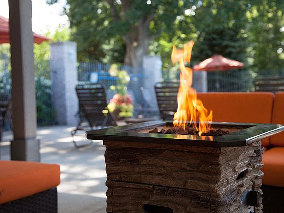 Cozy Fire Pit at Woodland Ridge