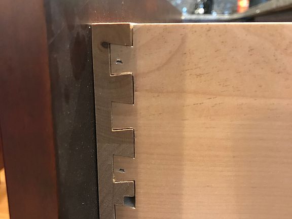 Dove-tail joints