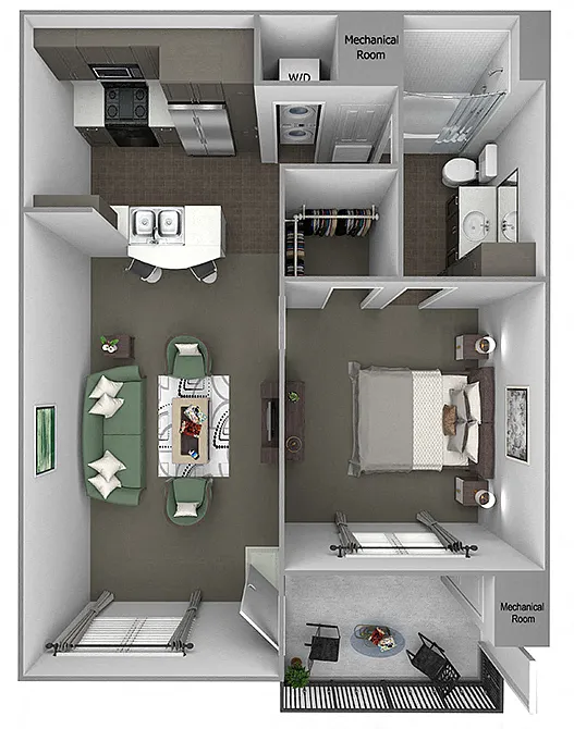Floor plan A1 (Verbena)
