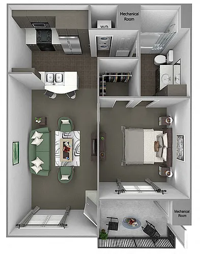 Floor plan A1 (Verbena)