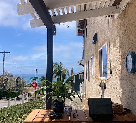 Outdoor office with a view!