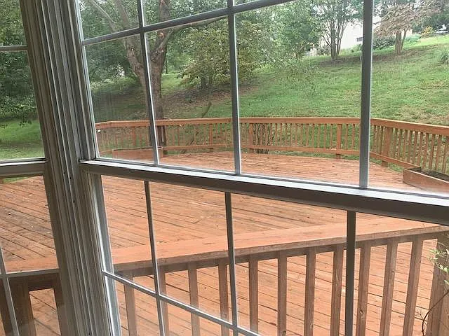 Deck and Bay window