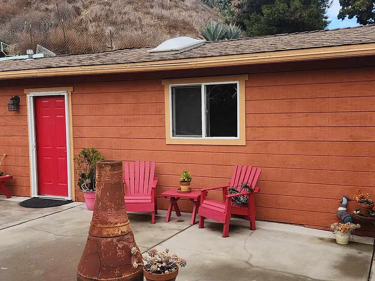 Front of unit from patio