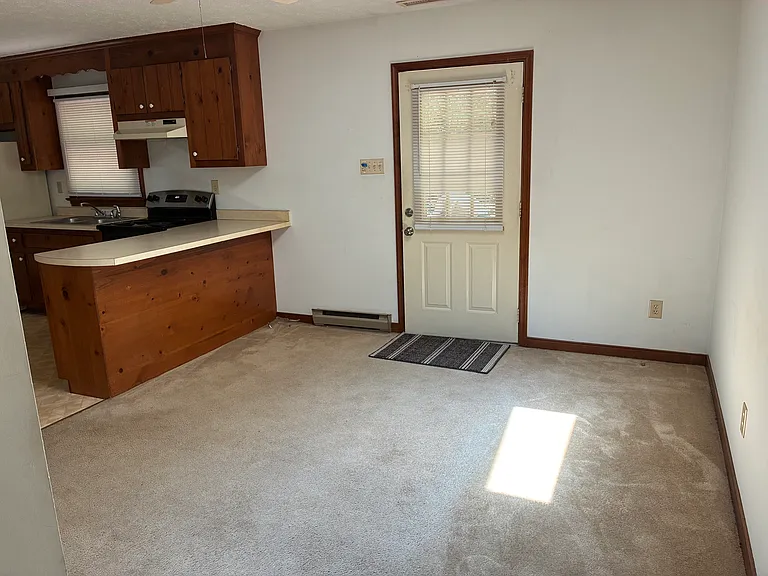 carpeted living area