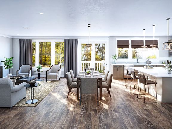 Kitchen and Dining Area