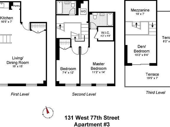2nd image of 131 W 77th St APT 3