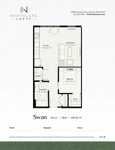 Floor plan Swan