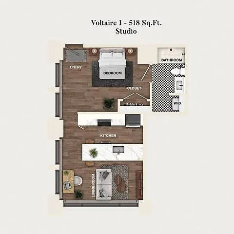Floor plan S05 - Voltaire I