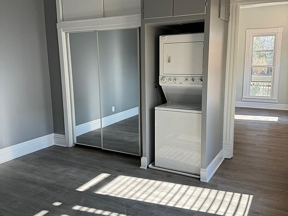 Large closet with extra storage
Washer and dryer easily accessible