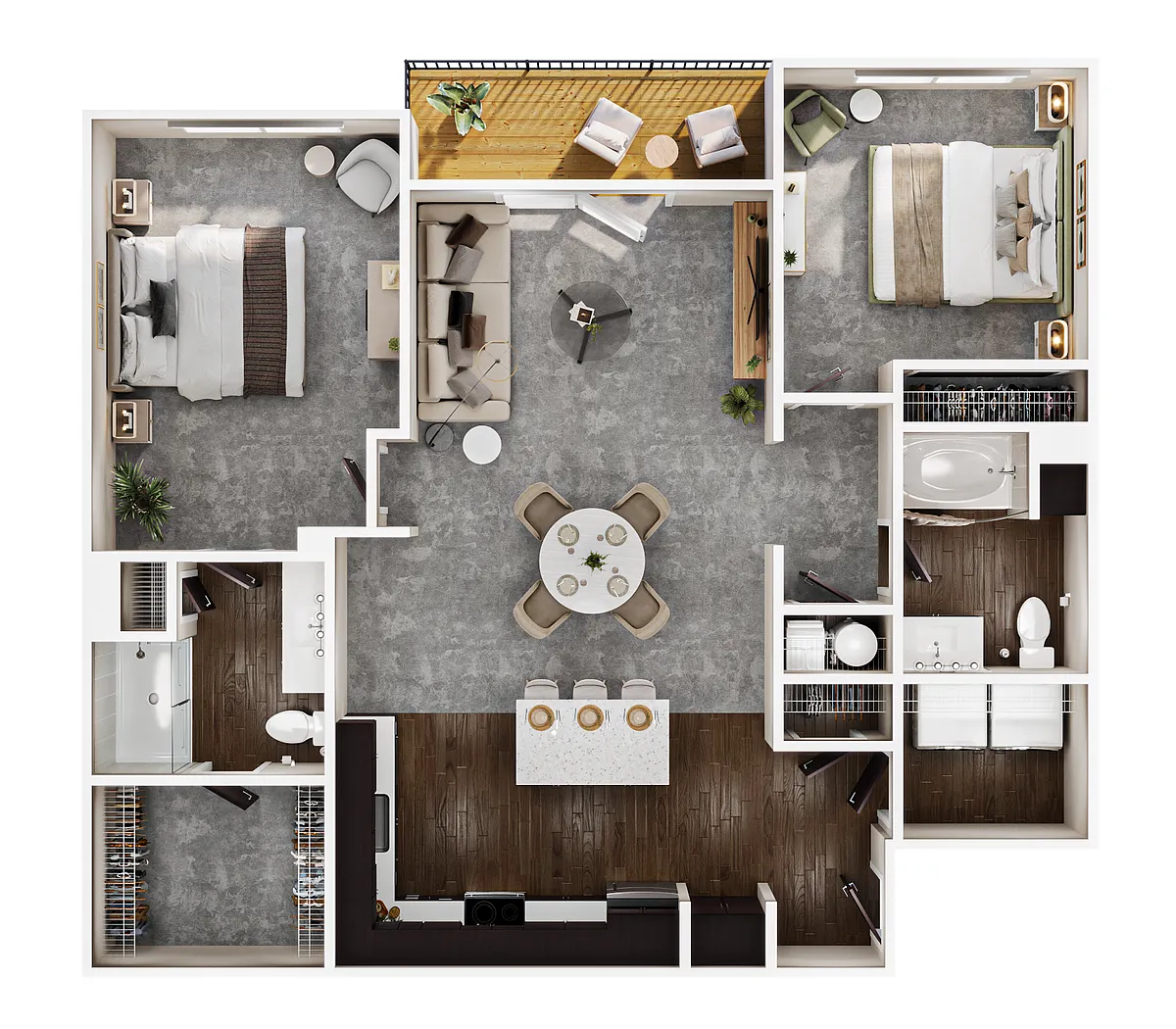 Floor plan Gillespie