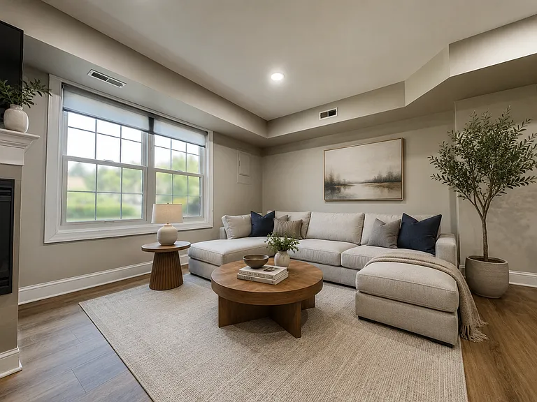 Virtually Staged Living Area